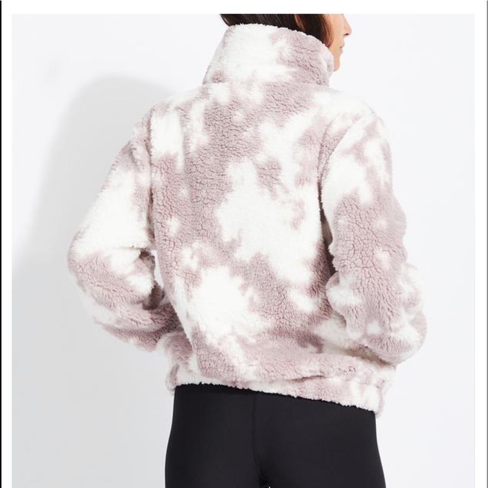 Betsey Johnson Tye Dye Fleece Zip Up - Picture 2 of 13